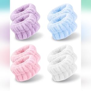 Face washing wristbands/hairties